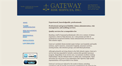 Desktop Screenshot of gatewayriskservices.com