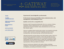 Tablet Screenshot of gatewayriskservices.com